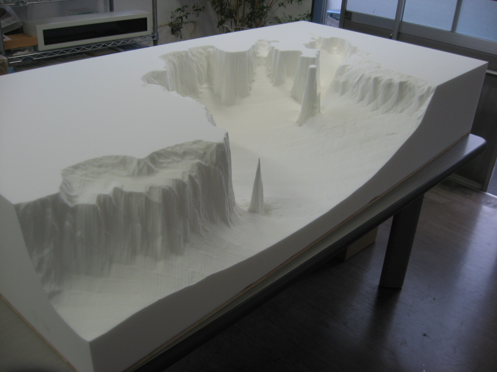 琵琶湖湖底模型