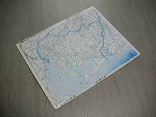 県別立体地図「愛知県」