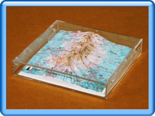 日本の名峰立体地図箱庭シリーズ八ヶ岳(タイプ1）写真