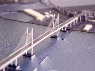 横浜ベイブリッジ 模型写真
