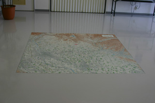 赤城山付近床タイル地図